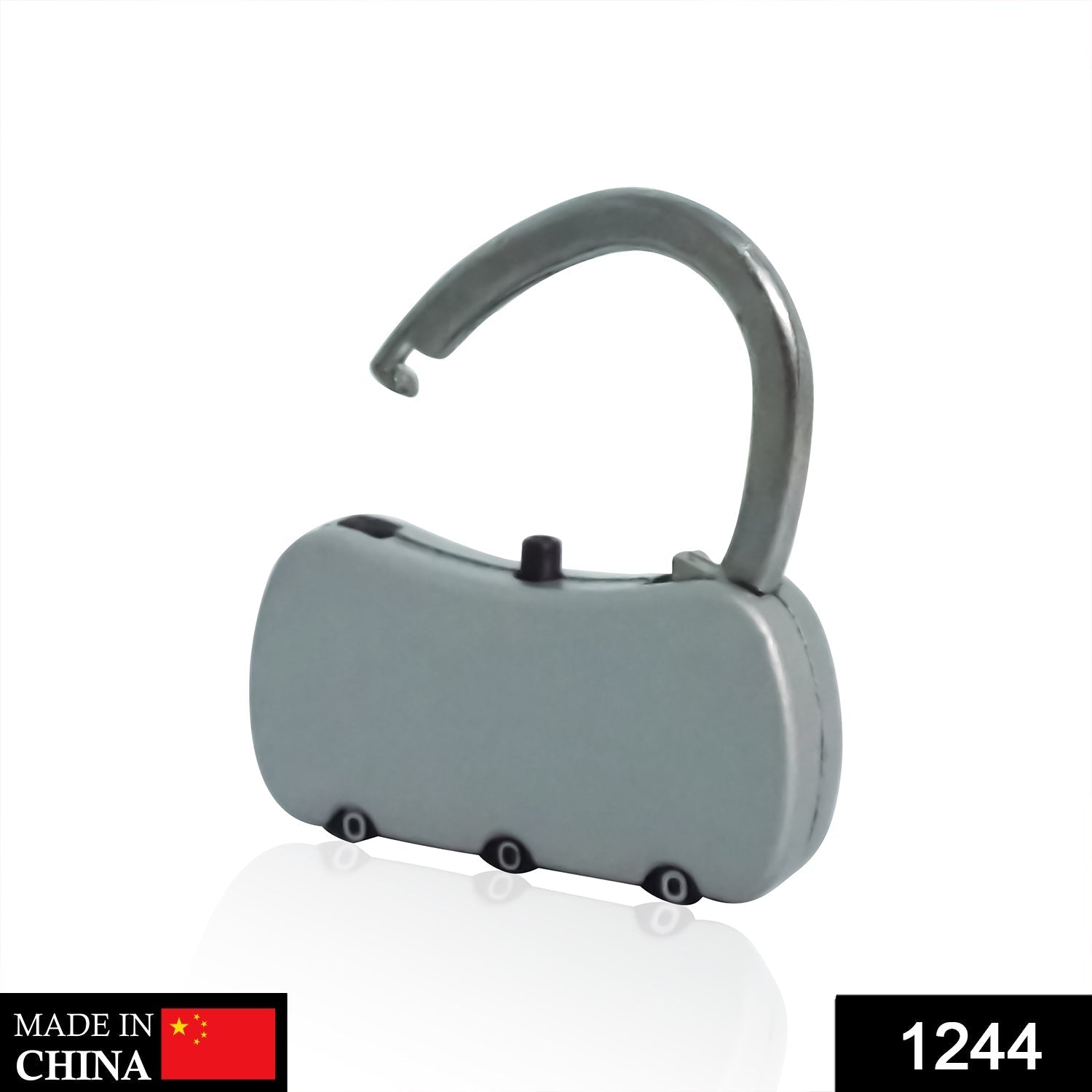 Resettable stainless steel combination padlock Resettable stainless steel combination padlock